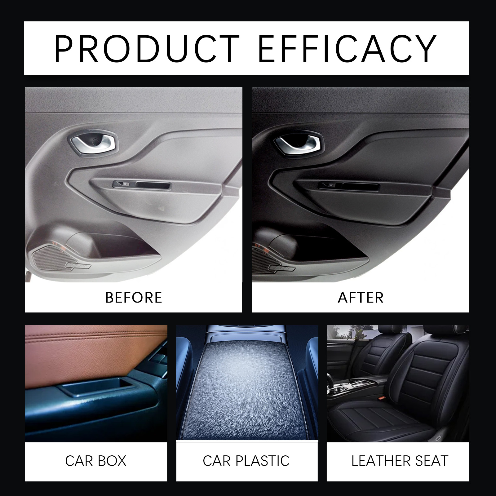 100ml Auto Interior Polish Car - Leather Cleaner Interior recension och pris