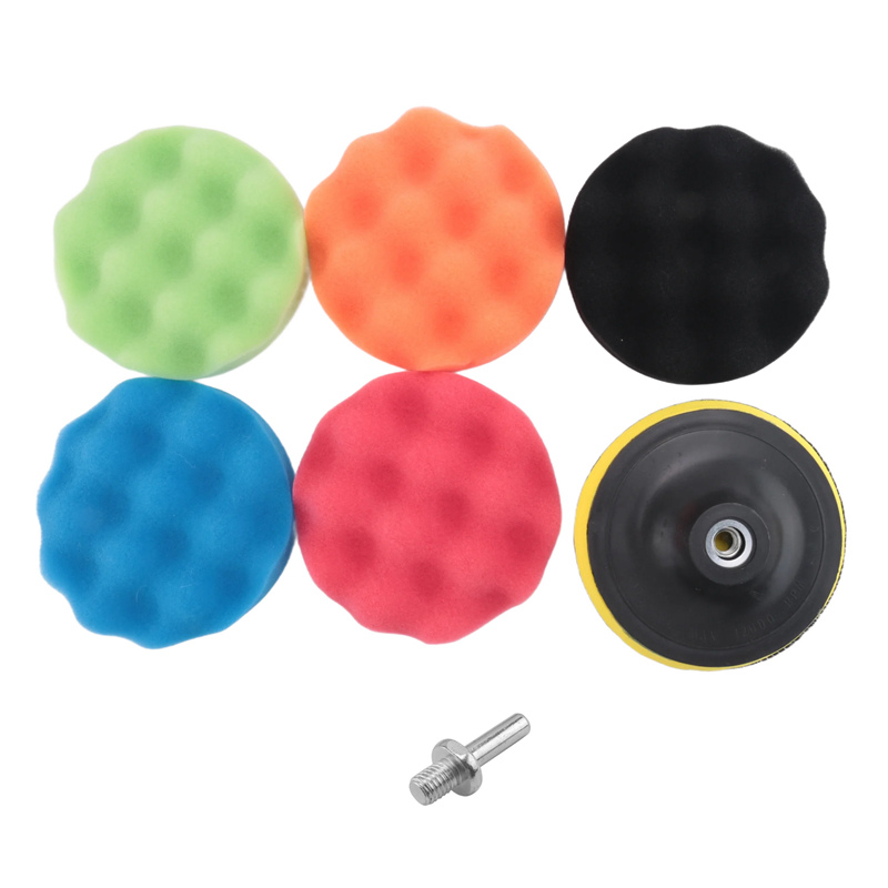 ABJA-8Pcs/Set Car Sponge Polis - Polish Pad Set Buffer recension och pris