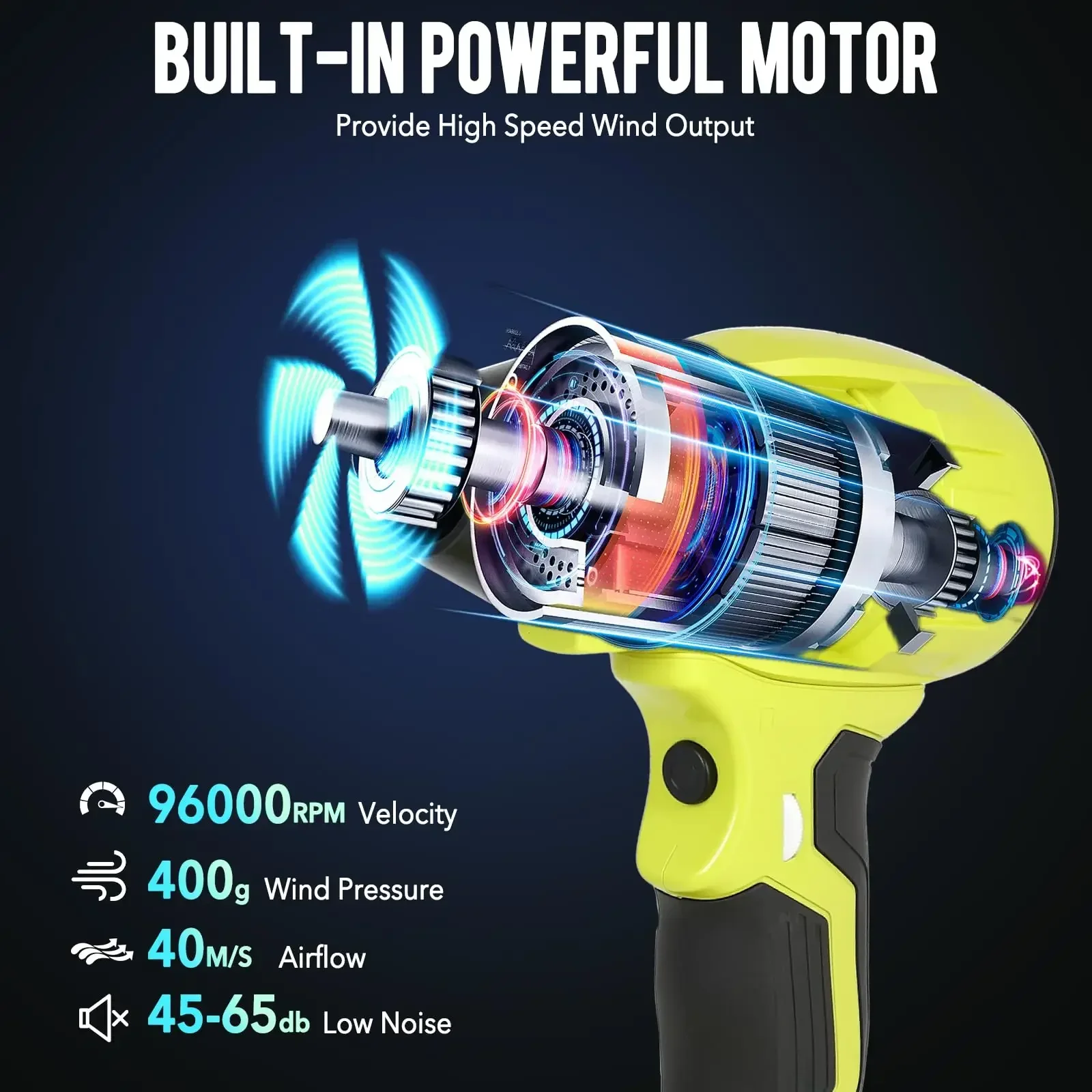 For Ryobi 18V Li-ion Battery 3 - Dryer Car Blower recension och pris