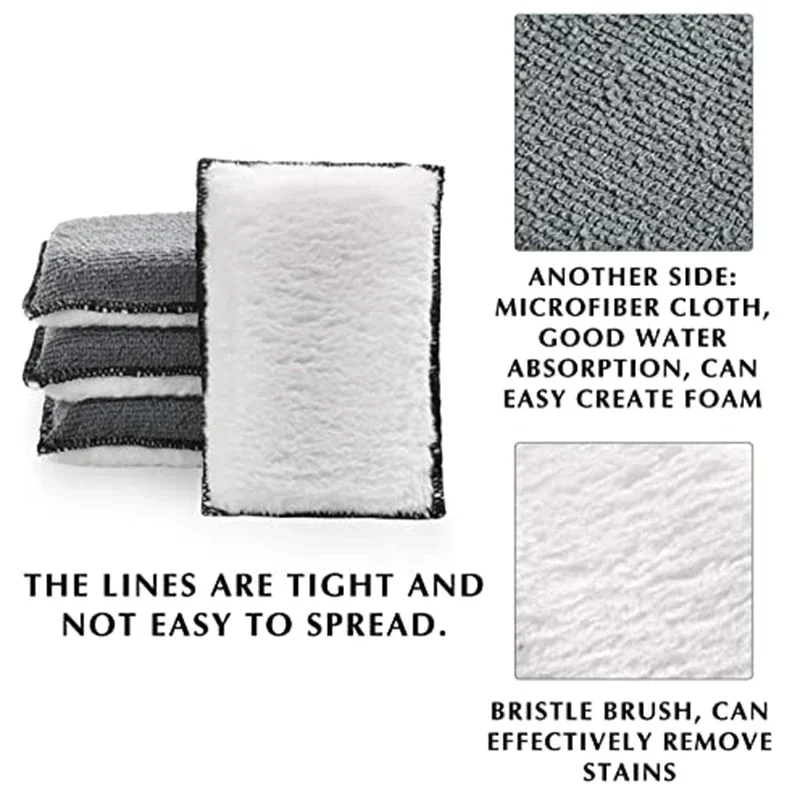 10Pcs Soft Double-Side Microfi - Leather Cleaner Interior recension och pris