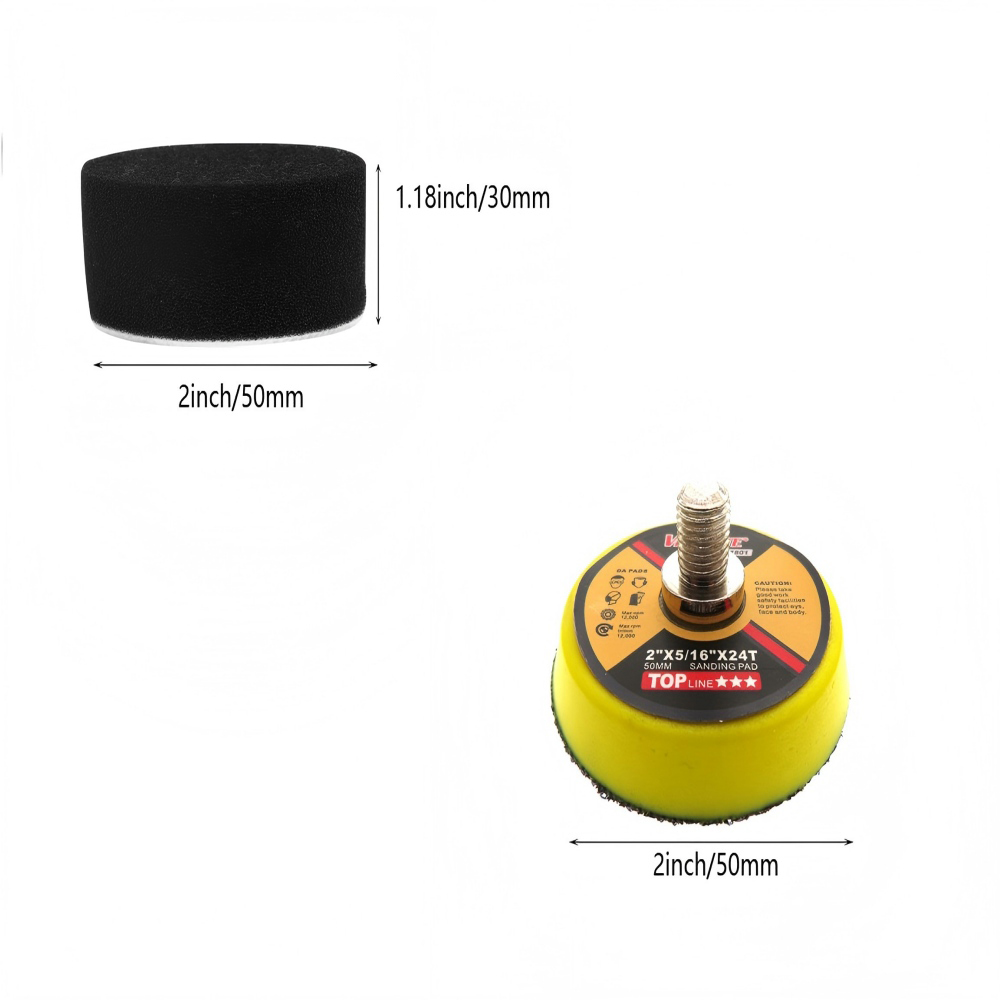 2Inch 50MM Car Doam Polishing  - Polish Pad Set Buffer recension och pris