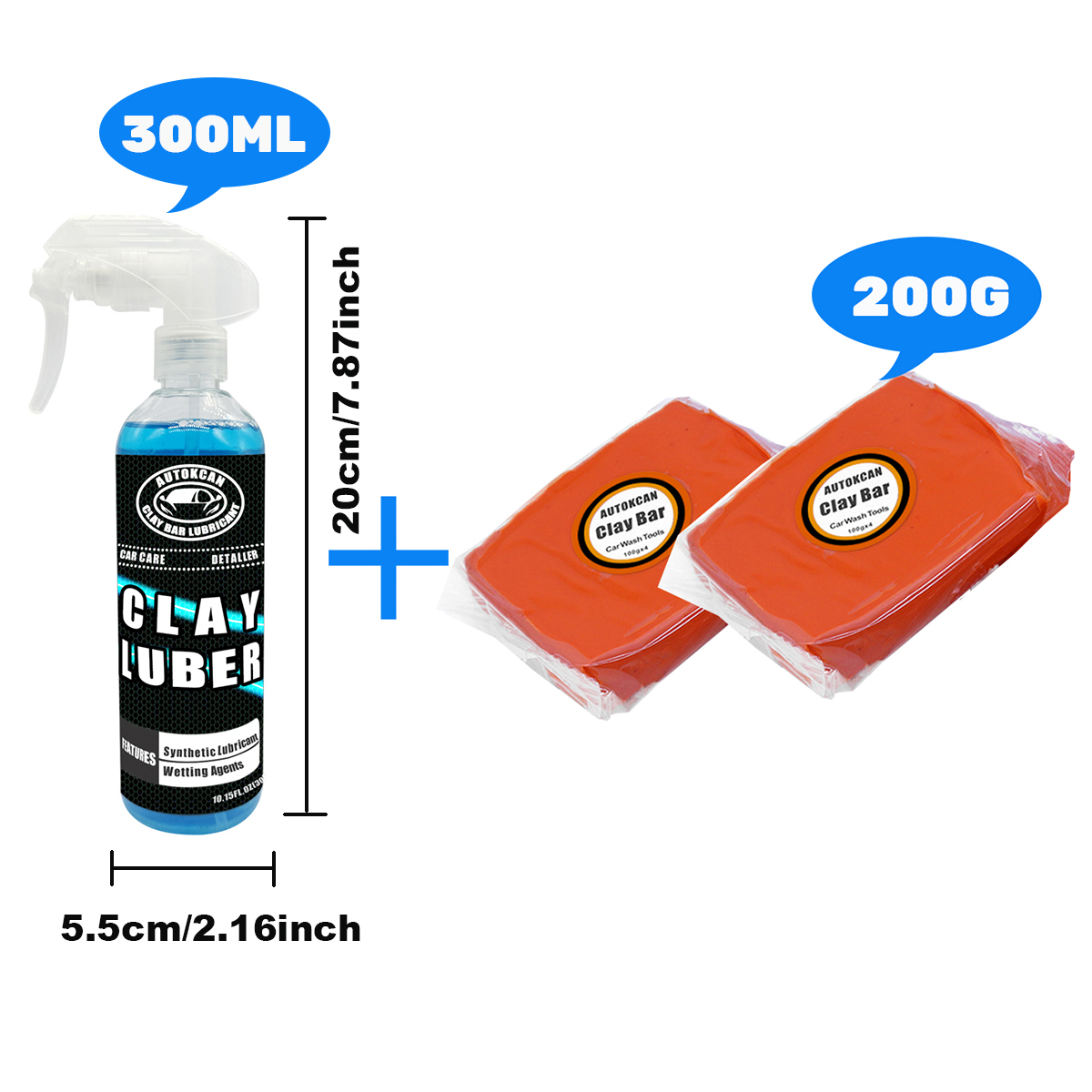 200G Car Clay Bar And 300ml Ma - Clay Bar Lubricant recension och pris