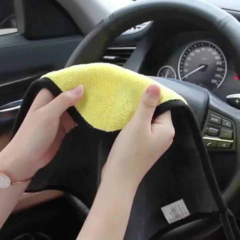 1/5pcs Thicken Car Microfiber  - Microfiber Towel Detailing recension och pris