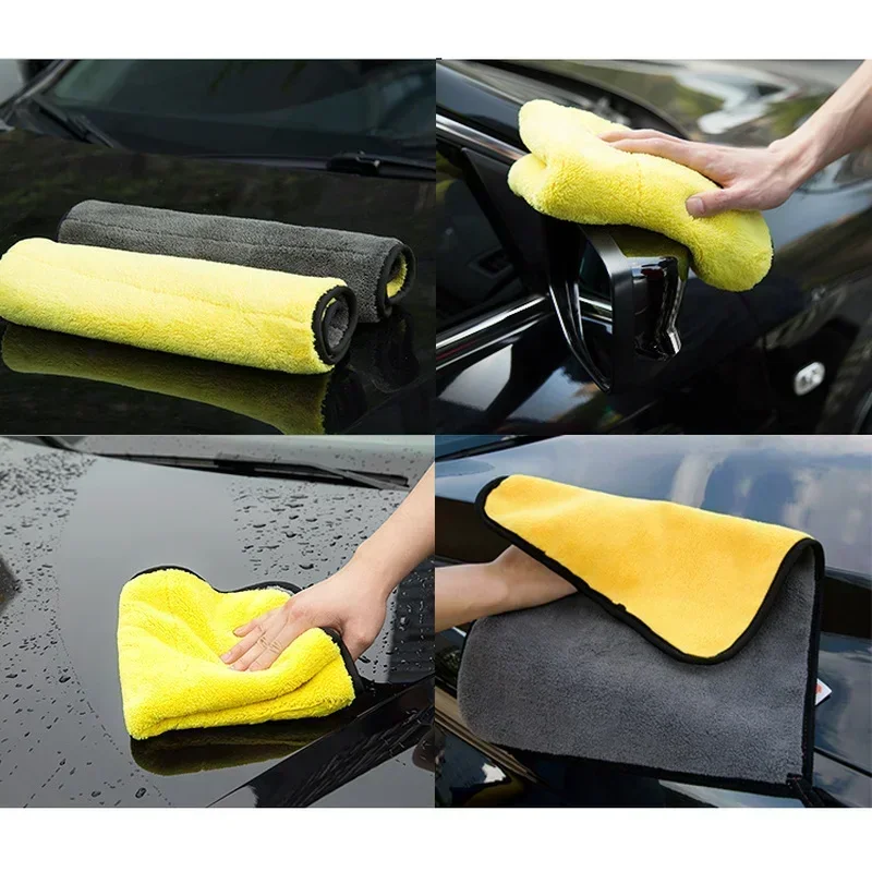 1/5pcs Thicken Car Microfiber  - Microfiber Towel Detailing recension och pris