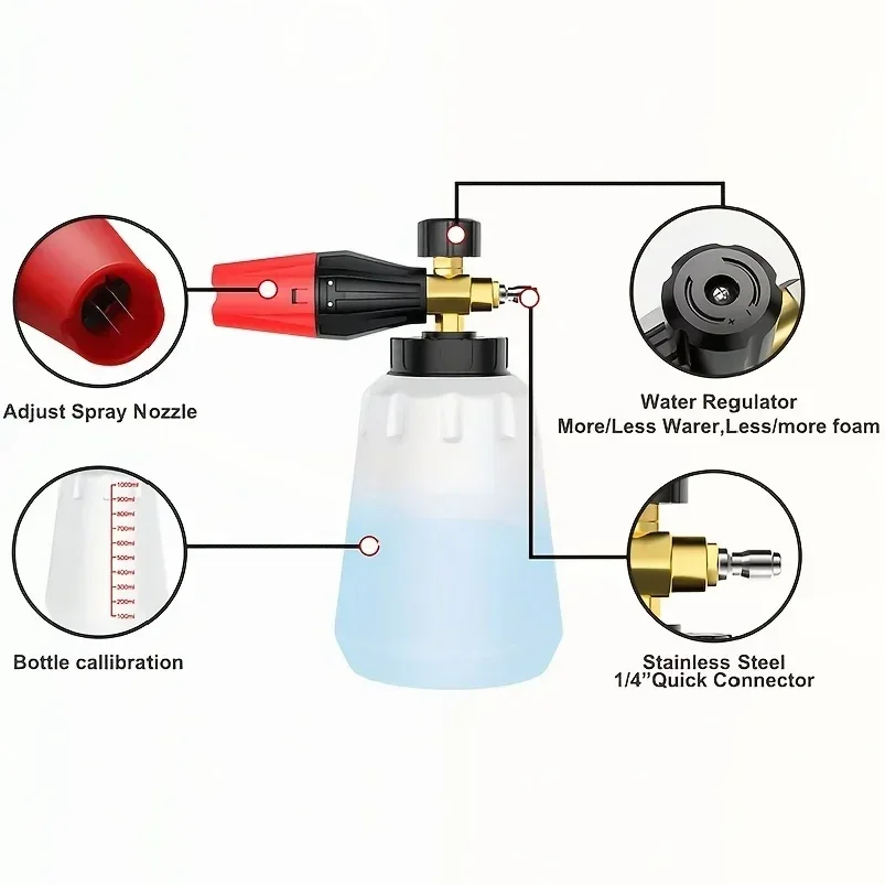 High Pressure PA Foam Cannon   - Foam Cannon Car Wash recension och pris