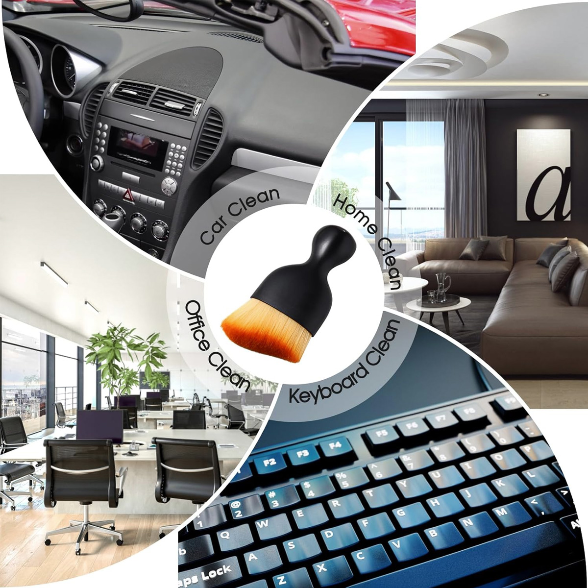 Car Interior Cleaning Brush Ai - Dirt Brush Interior recension och pris