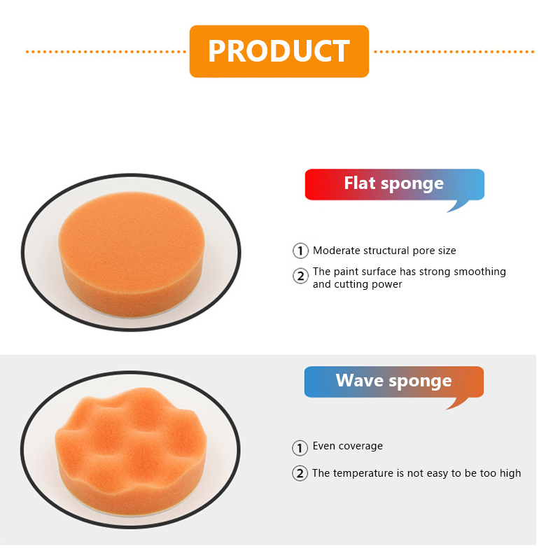 6pcs/set Car Polishing Sponge  - Polish Pad Set Buffer recension och pris