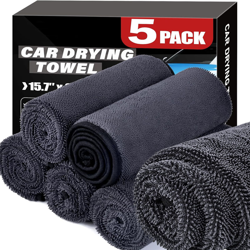1/5pcs Heavy-Duty Car Towel 12 - Microfiber Towel Detailing recension och pris