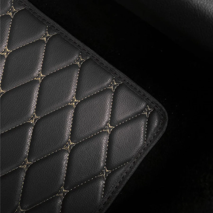 4pcs PU Leather Black Car Floo - Leather Cleaner Interior recension och pris