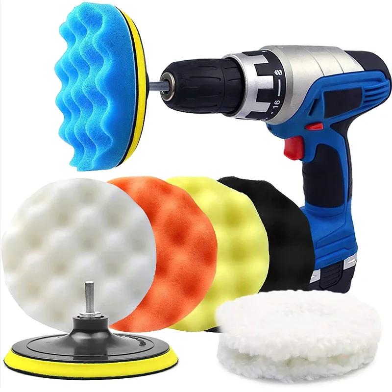 New 8Pcs Car Polishing Pads Ki - Polish Pad Set Buffer recension och pris