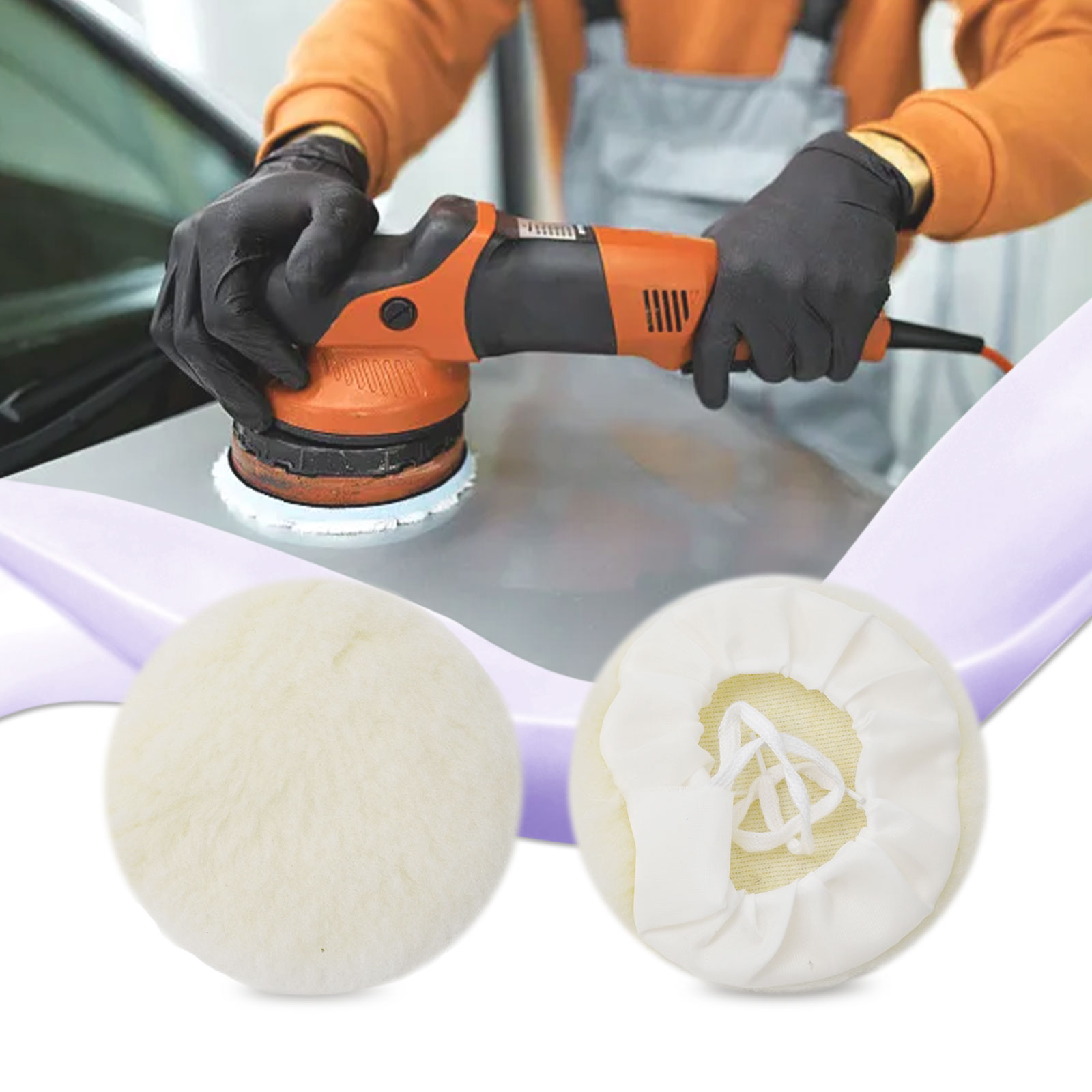 Set Buffing Pads 125mm Buffer  - Polish Pad Set Buffer recension och pris