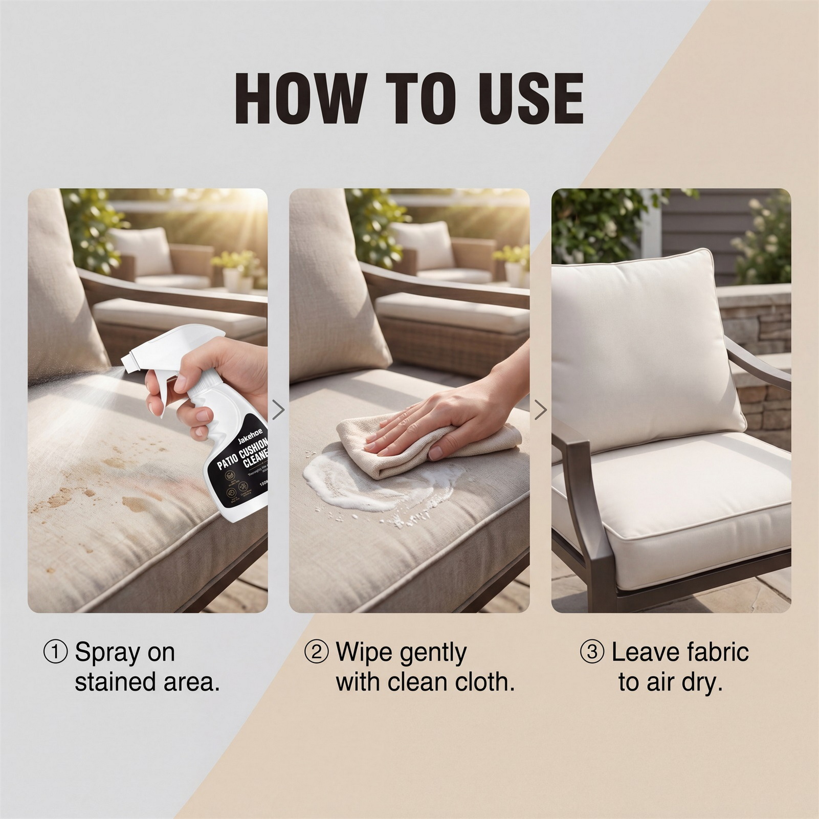Powerful Patio Cushion Cleaner - Seat Cleaner Fabric recension och pris
