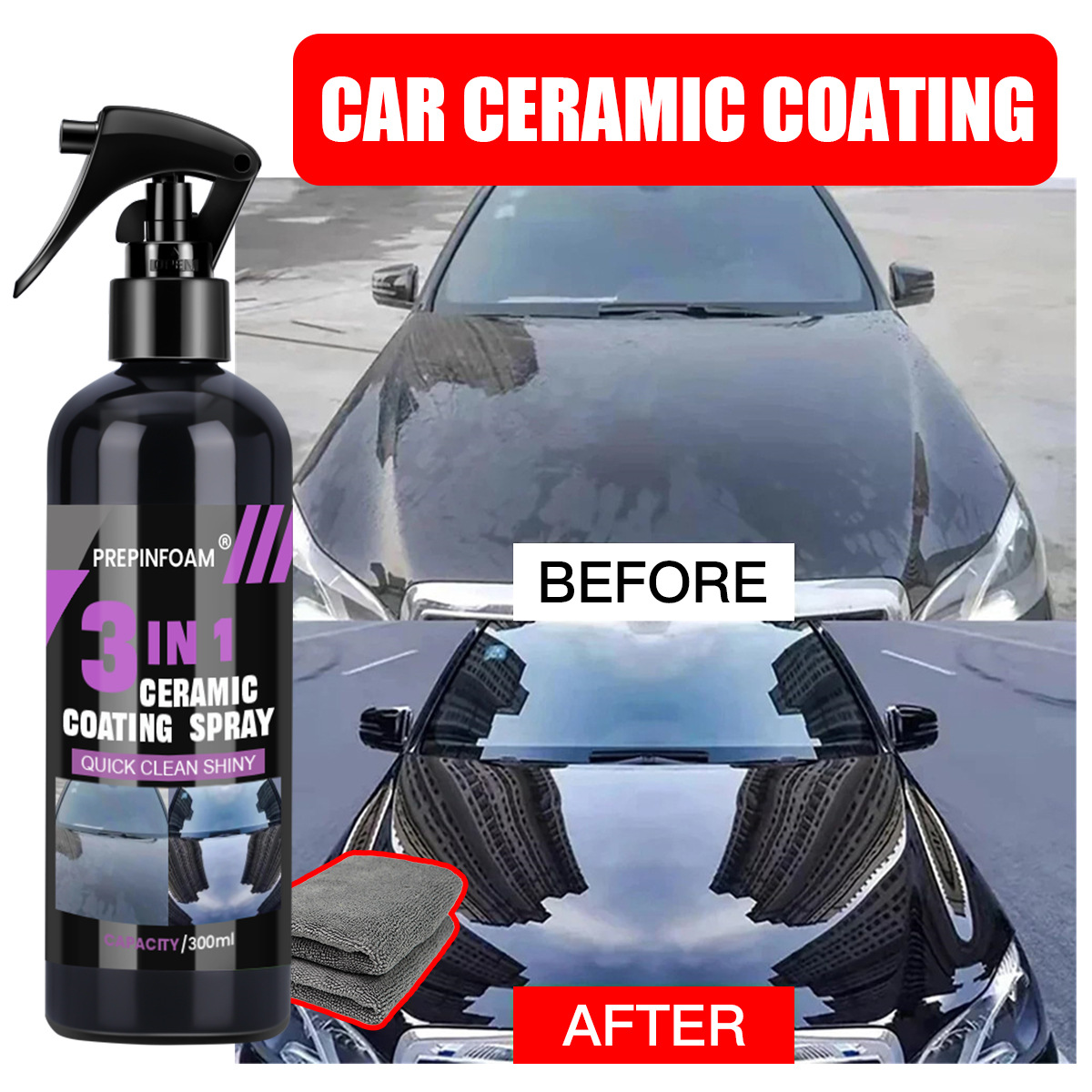 Quickly Cleaning Remove Stains - Car Wax Ceramic Coating recension och pris