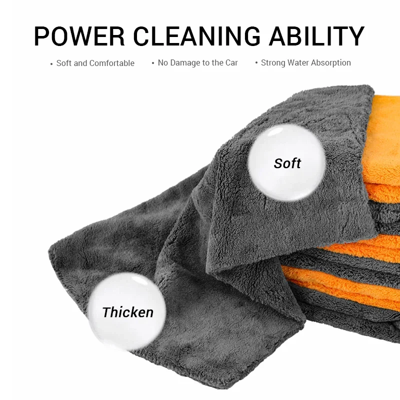New 1/2/6/9 Packs 300GSM Car T - Microfiber Towel Detailing recension och pris