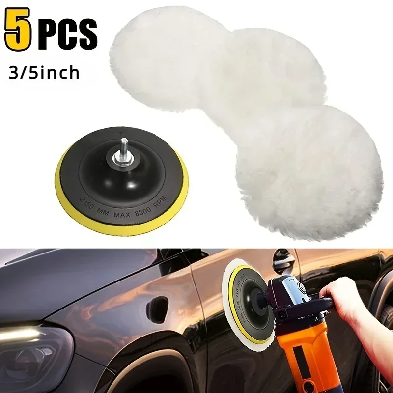 5Pcs/Set Wool Polishing Buffin - Polish Pad Set Buffer recension och pris